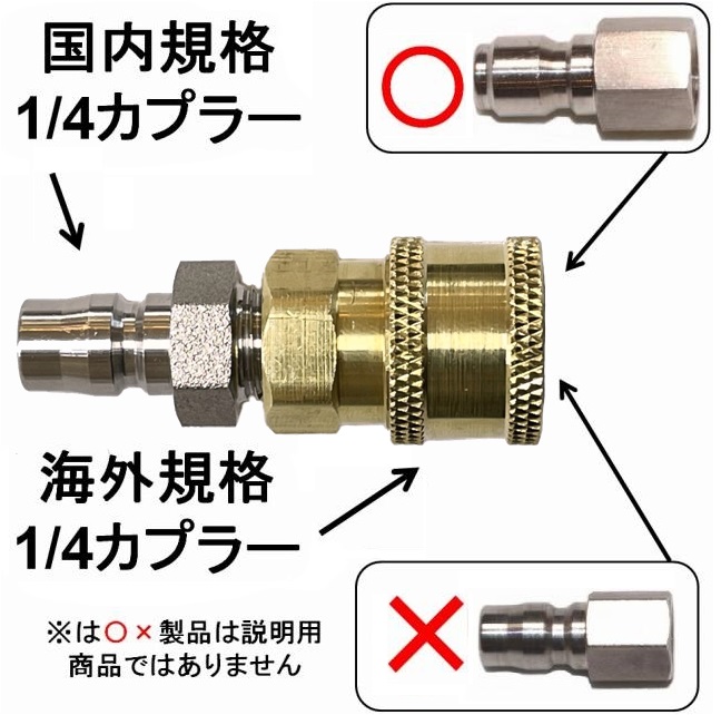 買い保障できる 4CSM ワンタッチ カプラー高圧洗浄機 洗浄ノズル 高圧ホース ステンレス製