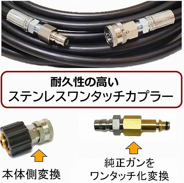 ジェットキャノン ショートガン・ワンタッチホースセット（スパシャン